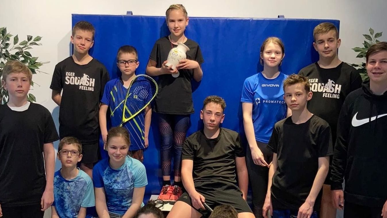 Egri Squash SE: fél tucat érem a diákbajnokságról