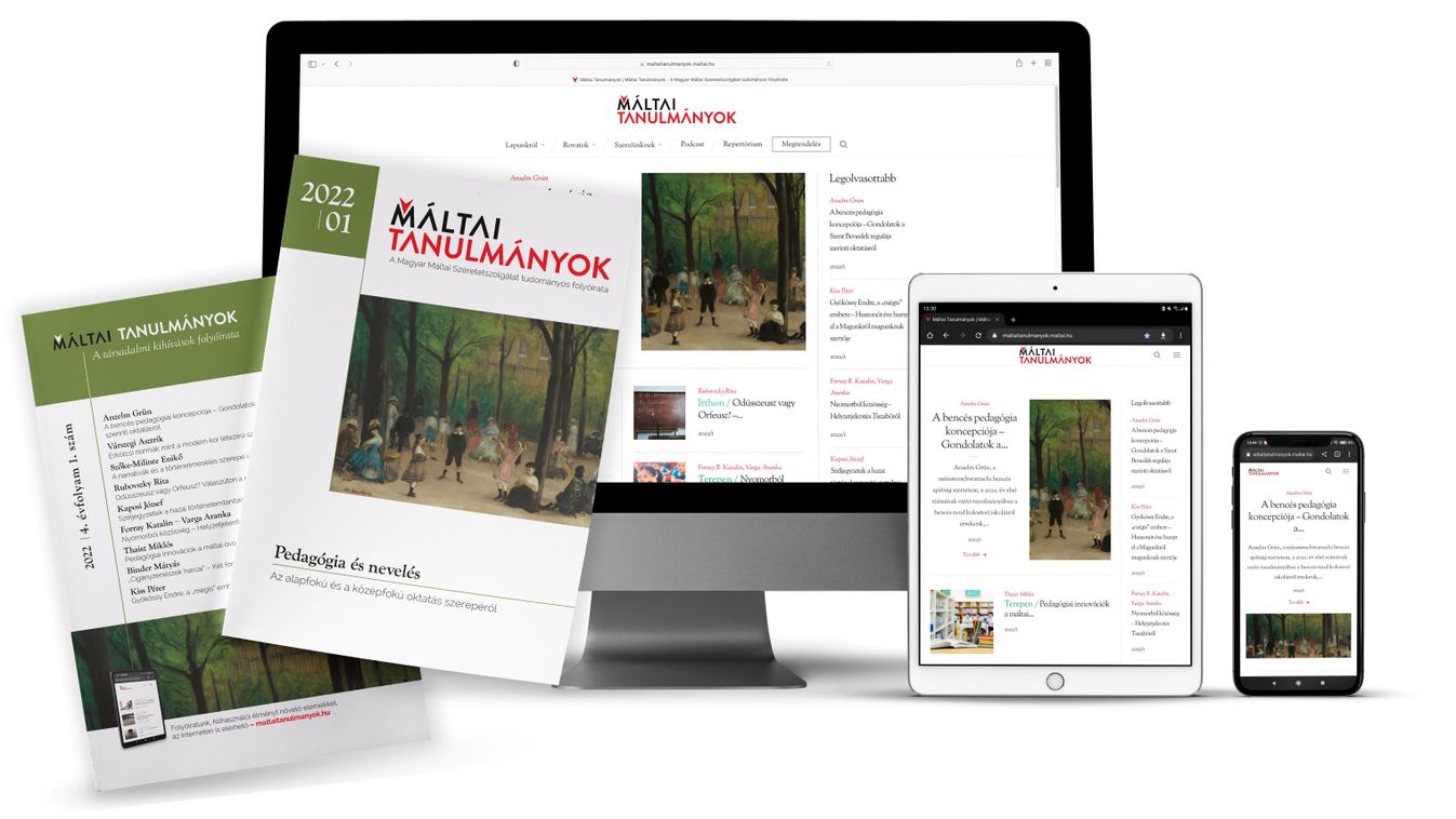 Formájában és tartalmában megújult a Máltai Tanulmányok weboldala