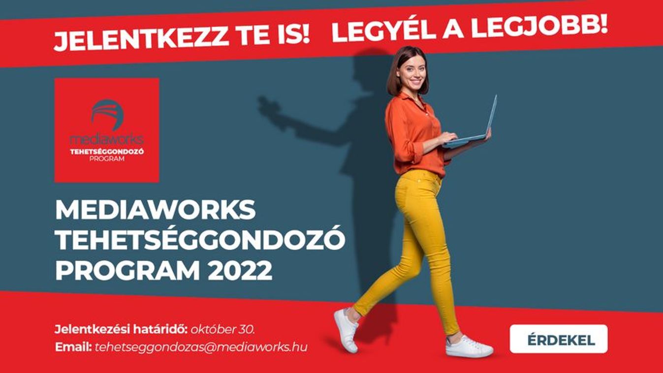 Meghosszabbították a Mediaworks Tehetséggondozó program nevezési határidejét