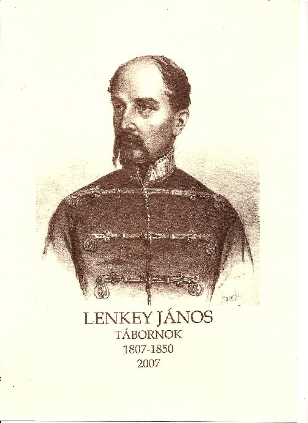 Lenkey János portréja