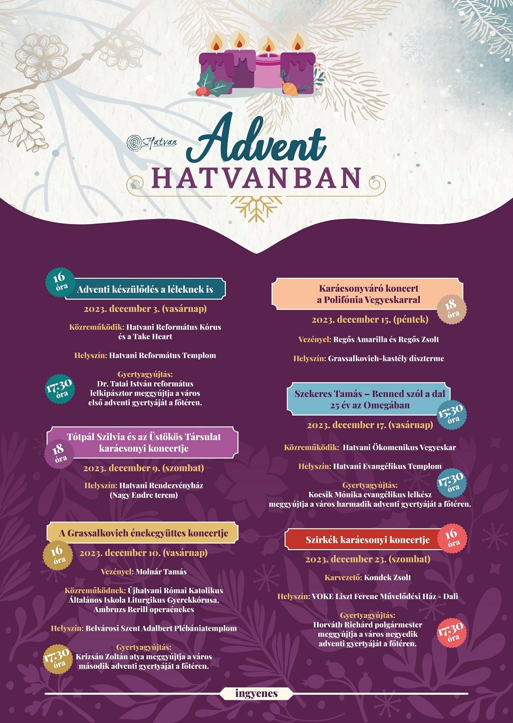 Advent Hatvanban