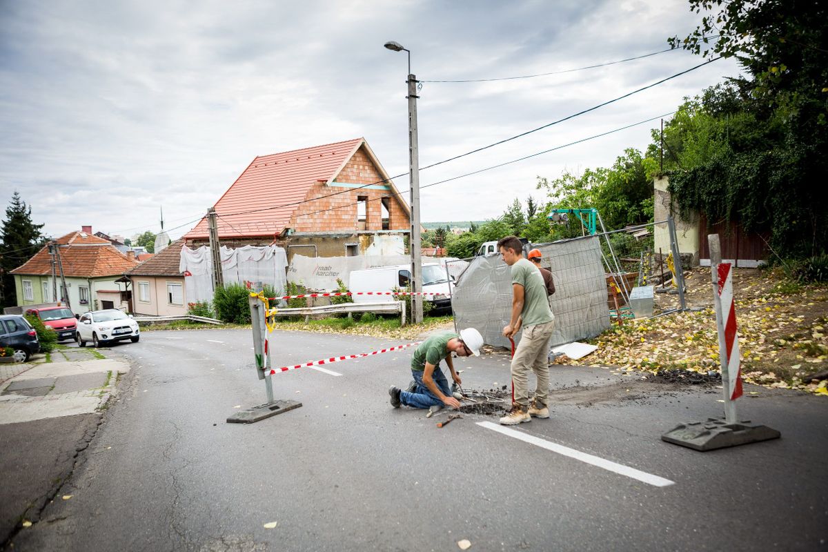 Korábban itt volt probléma egy pince miatt a Mekcsey utcában