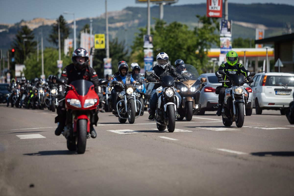 Több mint 180 kilométert tettek meg a motorosok, hogy az egri alapítványt segítsék