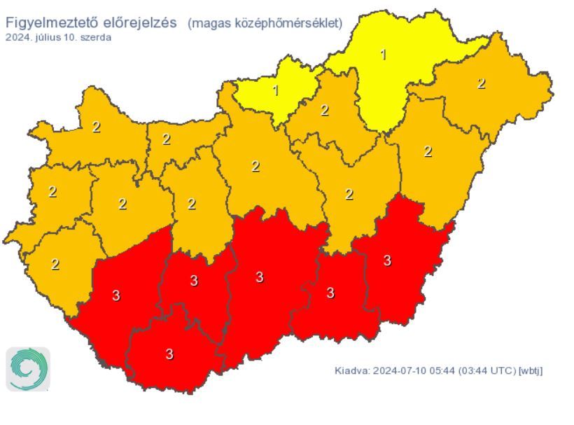 Továbbra is tombol a kánikula Hevesben