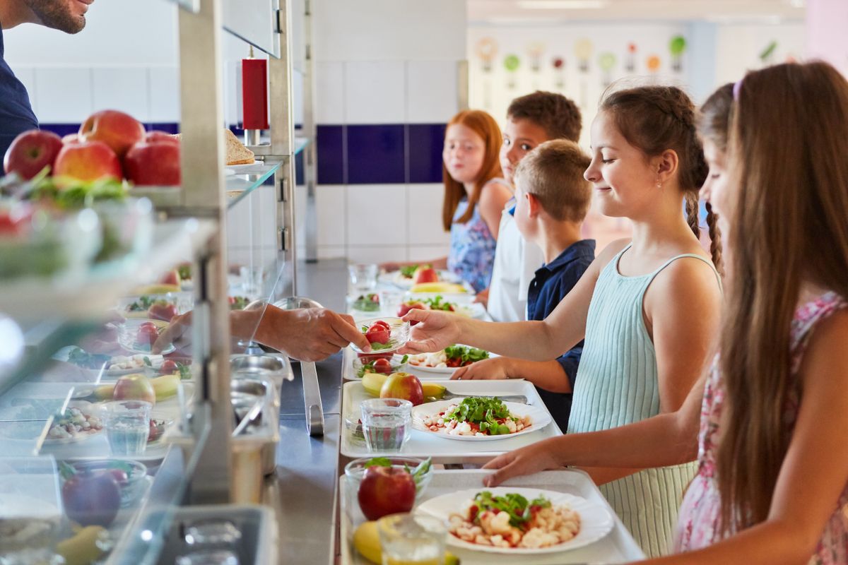 Group,Of,Children,As,Elementary,Students,At,Buffet,Line,,Enjoying
Legutóbb a nyári táborok konyháit érintette az ellenőrzés