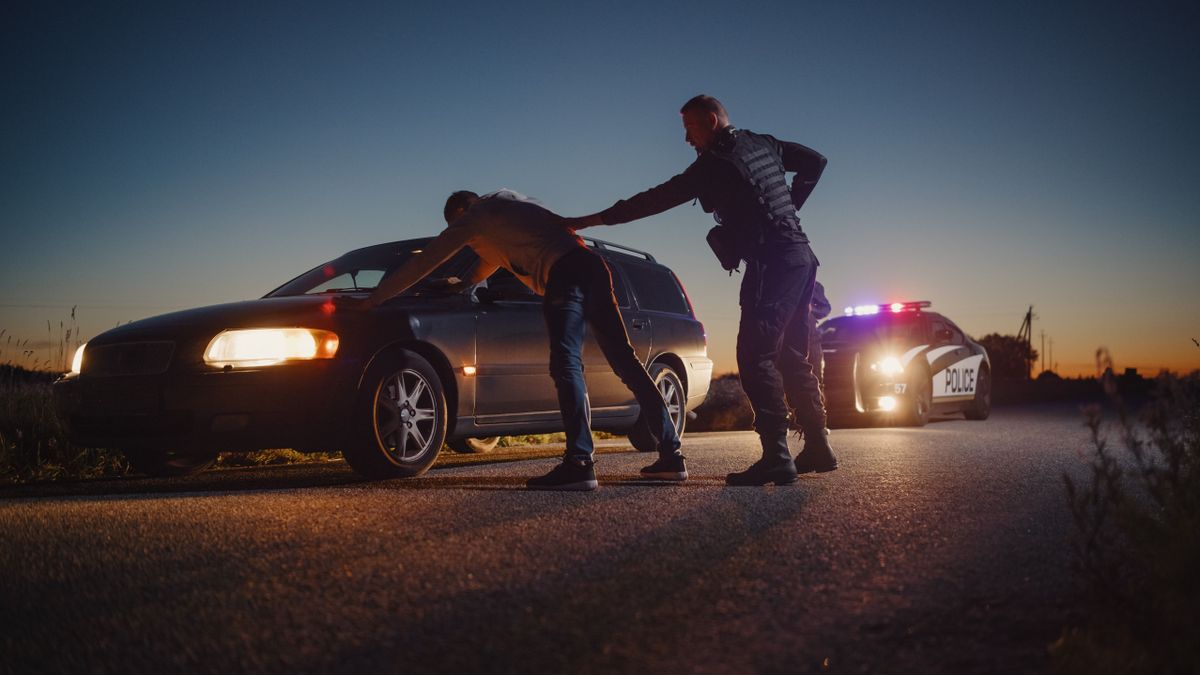 A,Professional,Middle,Aged,Policeman,Performing,A,Pat-down,Search,On
Ittas sofőrt fogtak a lőrinci polgárőrök