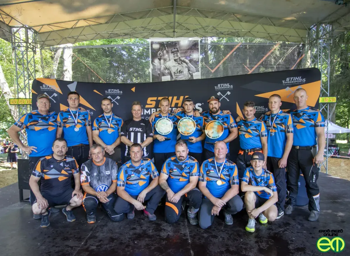 STIHL Timbersports favágó verseny résztvevői