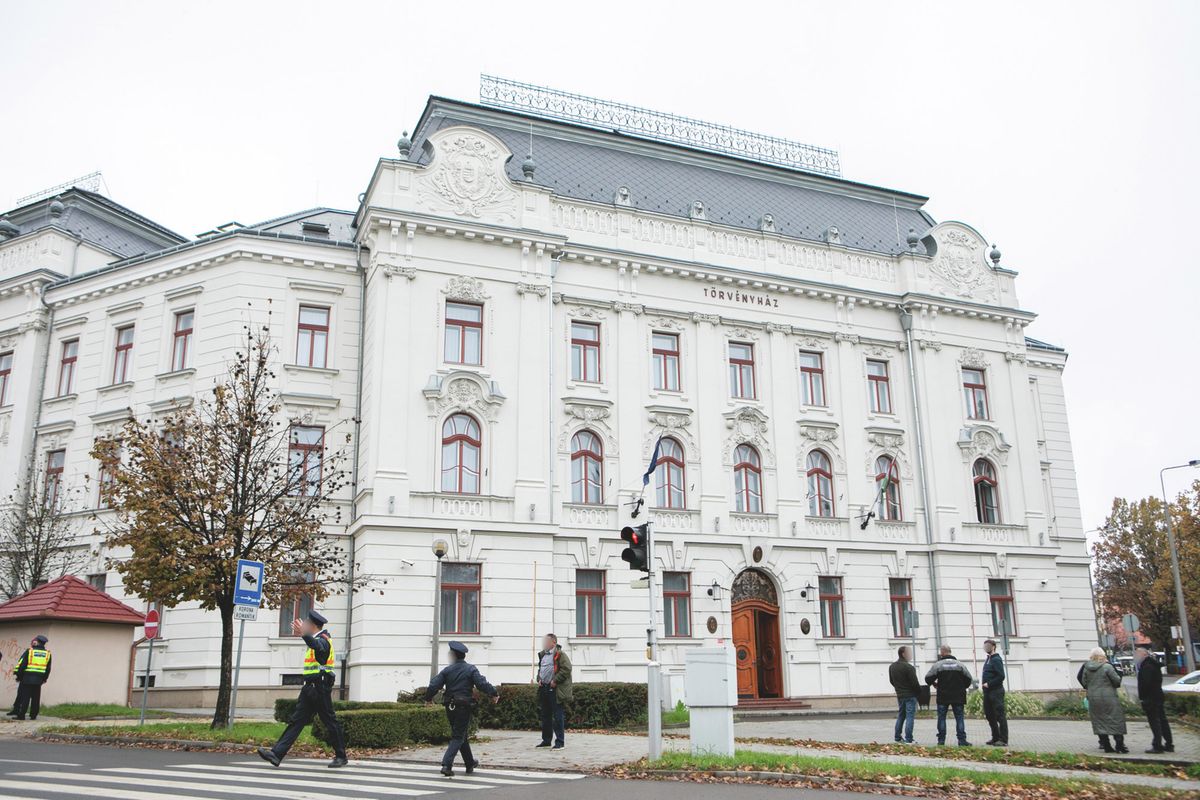 Az egri törvényház mai épülete. Az utolsó halálbüntetés kihirdetése óta megváltozott