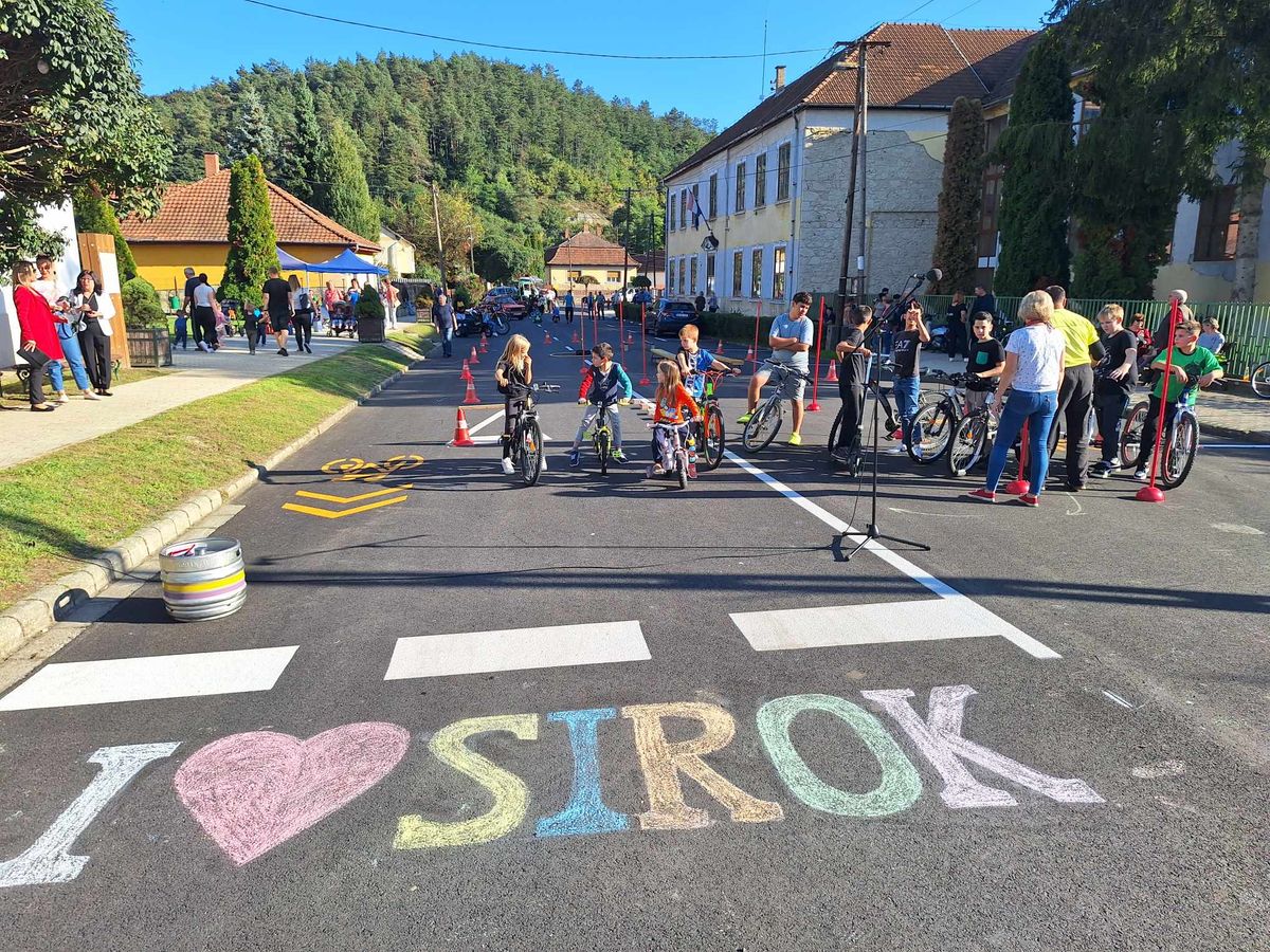 Sirok központi részén elkészült a Borics Pál út