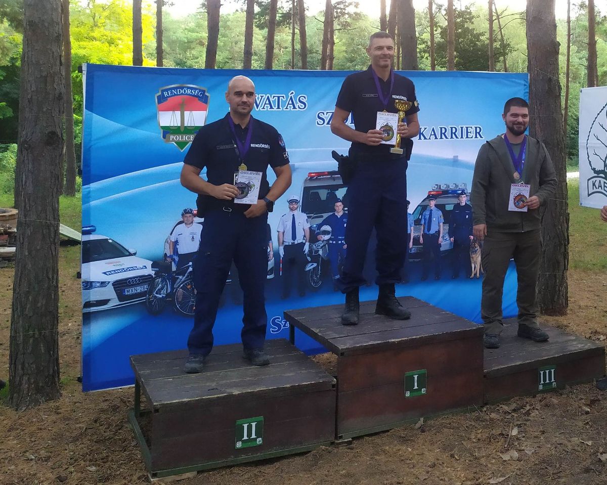 Batki György r. alezredes első helyen végzett a lőversenyen