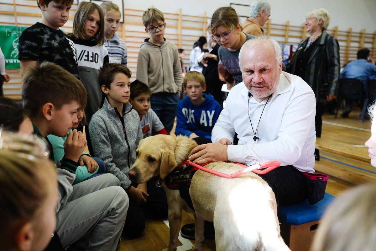 Fehér bot világnapja: a lenkeysek tudhatták meg, milyen vaknak lenni