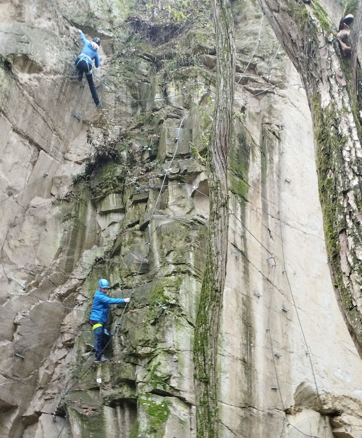 A jó időjárás sok mászóvendéget csábított a Via Ferrata Demjén pályáira