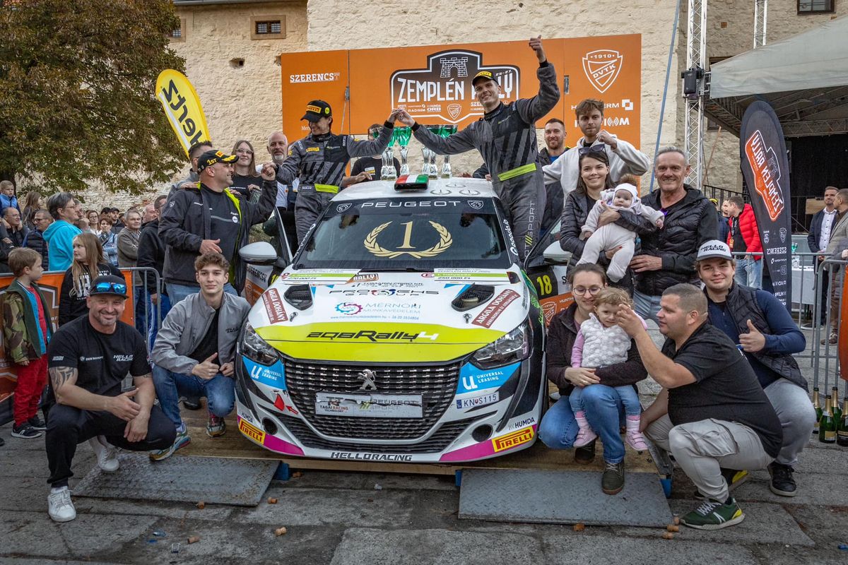 Czékmány Norbert és Farnadi Ágnes a Zemplén Rally-n