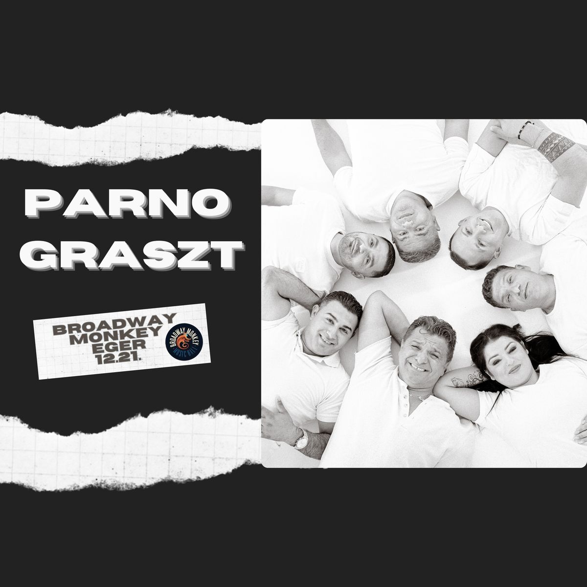Parno Graszt koncert a Broadway Monkeyban - Karácsonyi lemezbemutató koncert turné 2024