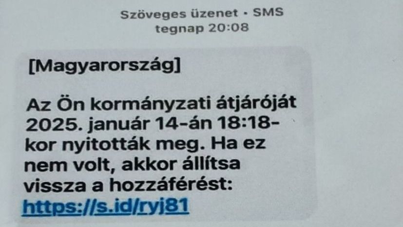ügyfélkapus csalás, internetes csalás, sms