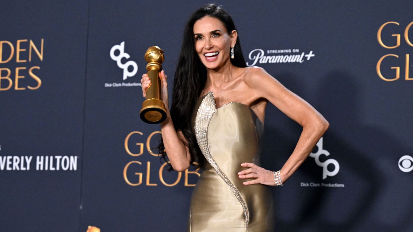 Először kapott Golden Globe-díjat Demi Moore (videó)
