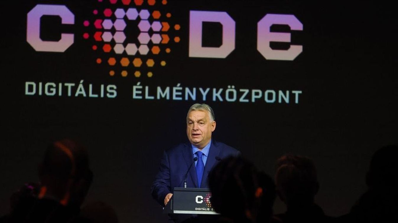 Orbán Viktor: a CODE épülete a magyar találékonyság szép példája (videó)