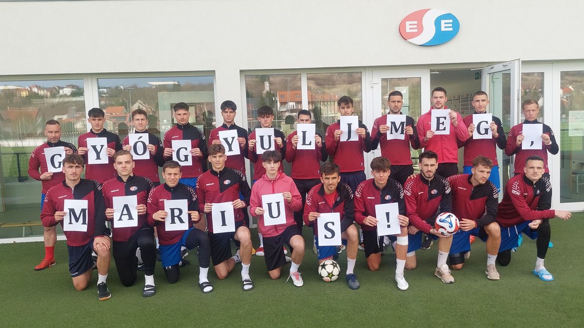 Az Eger SE csapata így üzent a súlyos sérülést szenvedett karcagi labdarúgónak