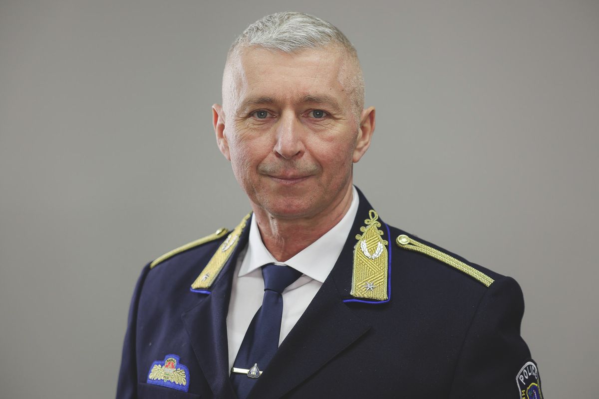 Mecser Tamás dandártábornok, a Heves Vármegyei Rendőr-főkapitányság vezetője.