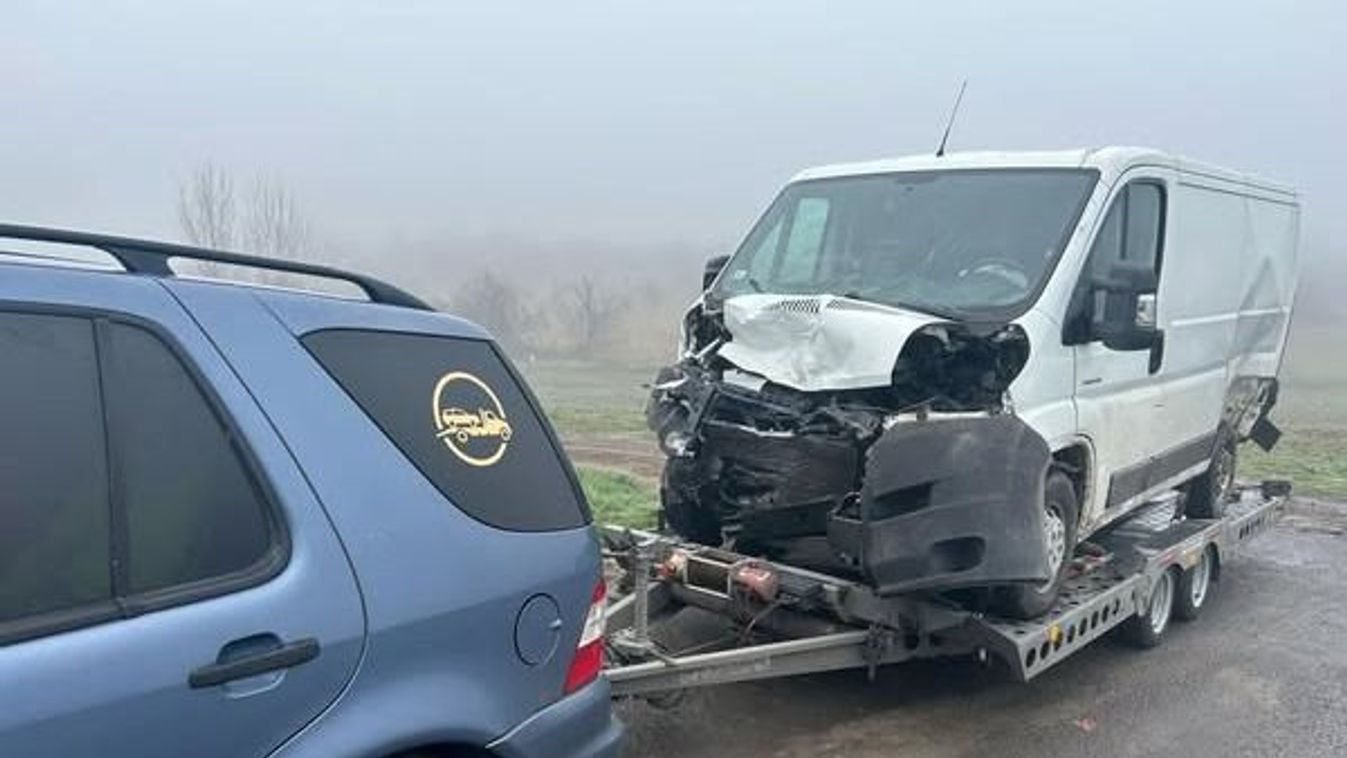 Bedrogozott sofőr okozta a balesetet Hatvannál