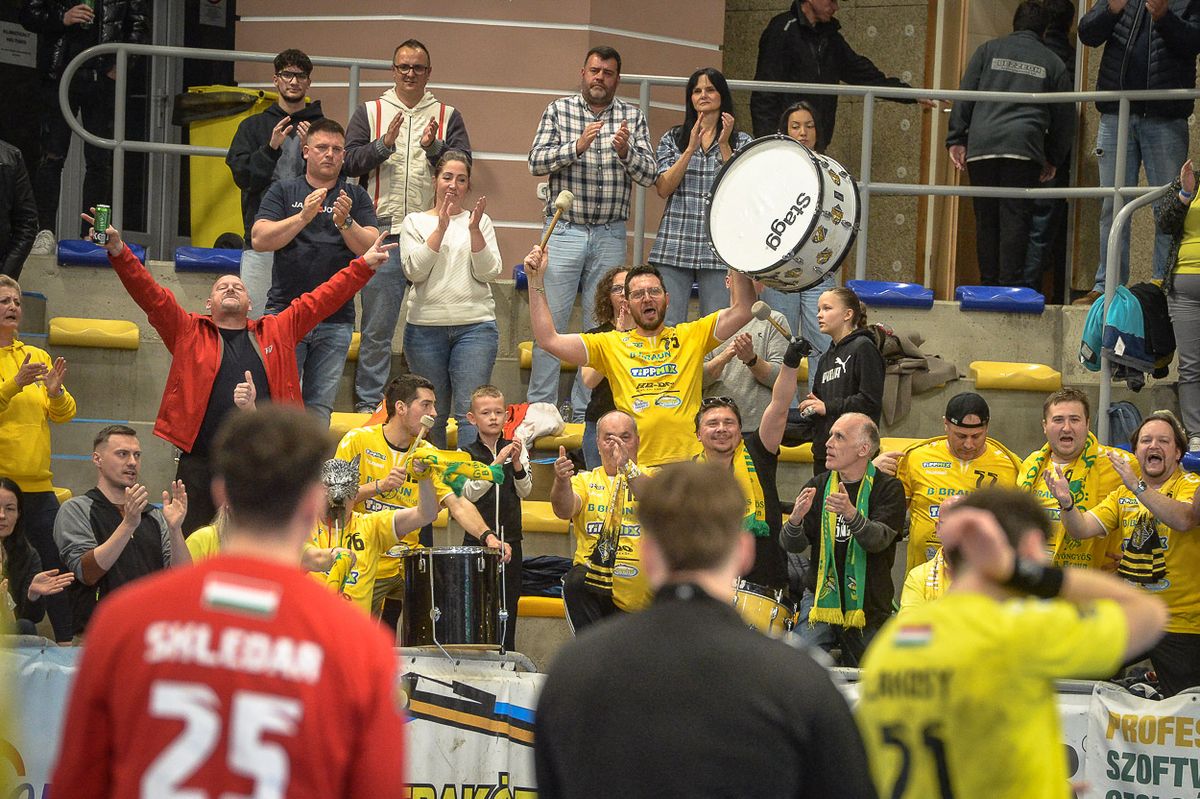 A HE-DO B. Braun Gyöngyös szurkolói ünnepre készülnek