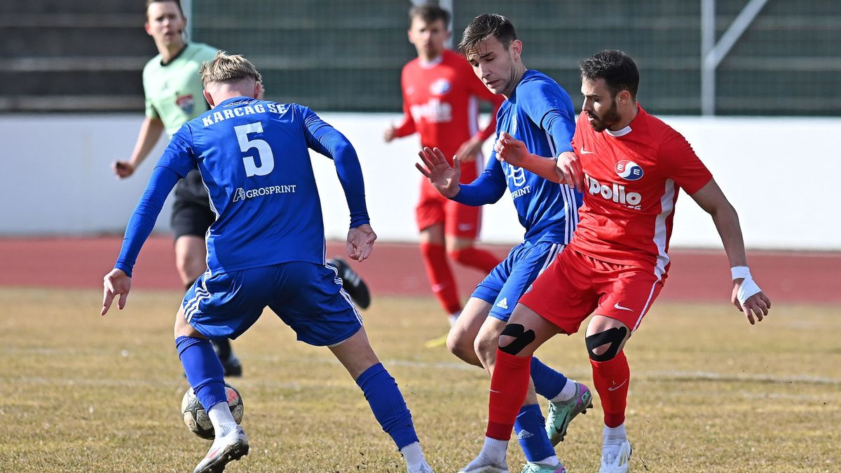 Az Eger SE gólja Ramez (jobbra) nevéhez fűződik