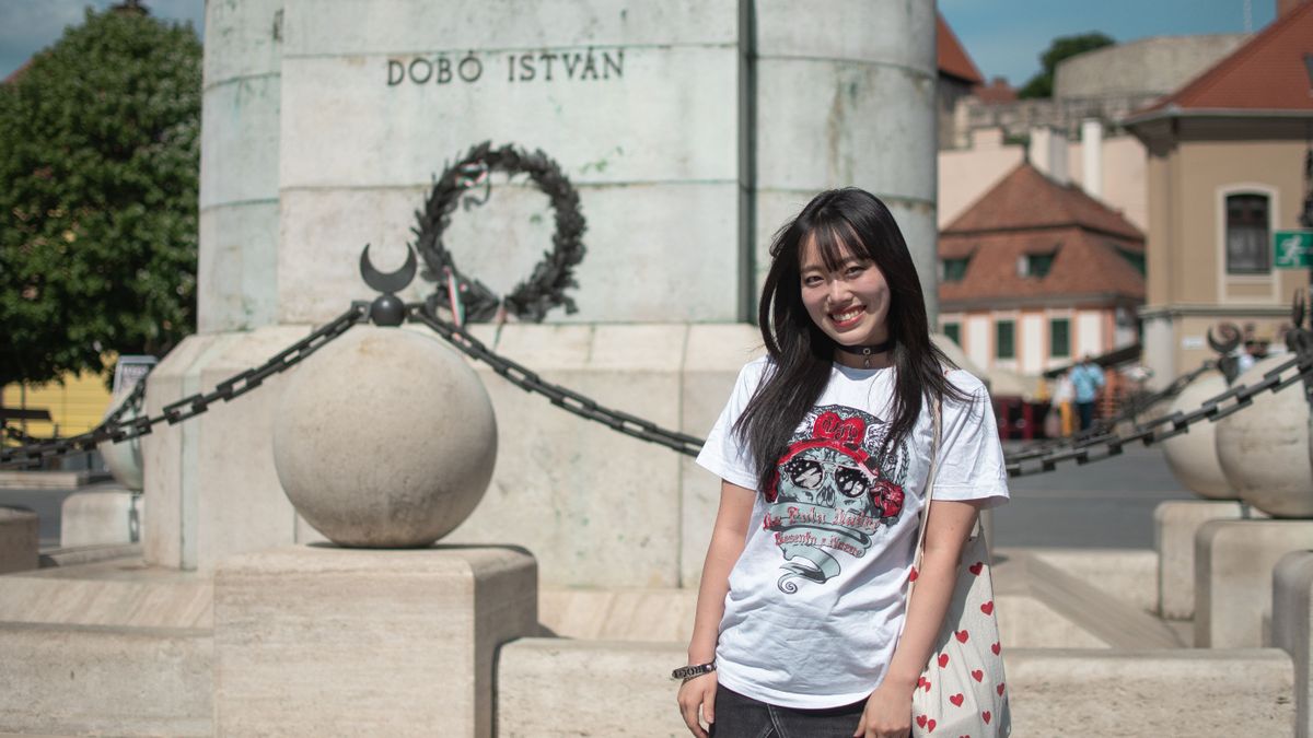 japán diák, eger