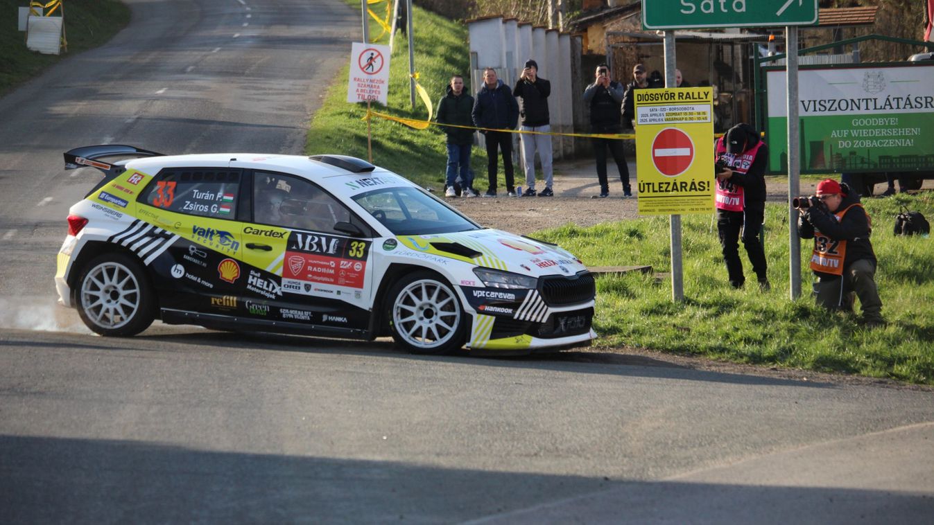 Turán Frigyes győzött, Czékmányék a harmadik helyről adták föl a Diósgyőr Rallyt (fotók)