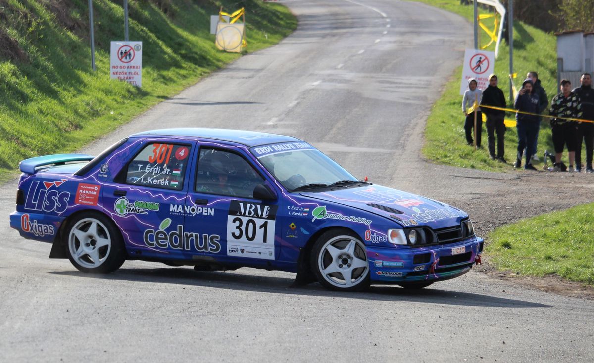 Ifj. Érdi Tibor a III. MBM Rent Diósgyőr Rally győztese a Historic mezőnyében