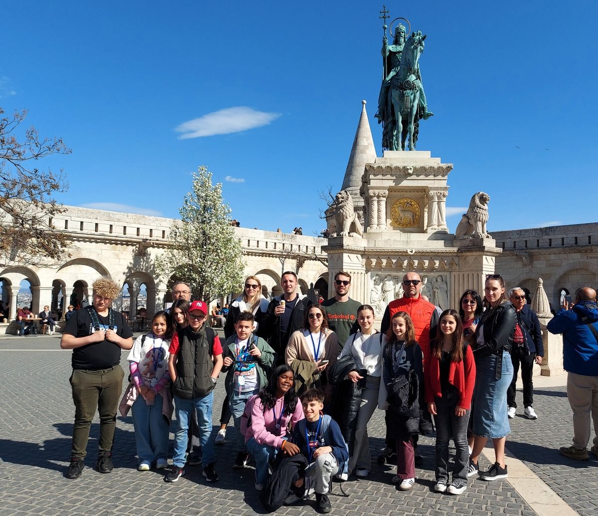 A három jelentős esemény egyike a spanyol és horvát vendégek fogadása Péterásárán az Erasmus+ program keretében