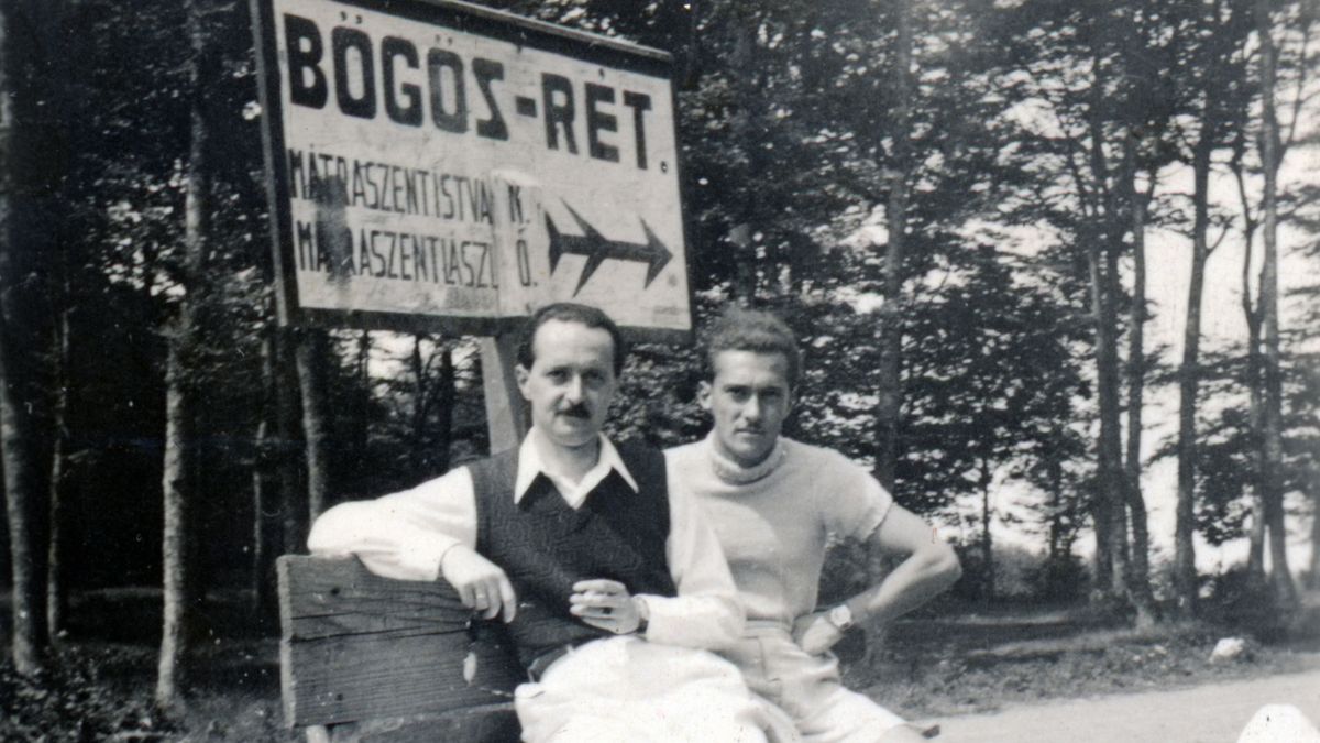 A Bőgős-rét 1942-ben - a terület ma is hangulatos pihenőhely Mátraszentimre közelében