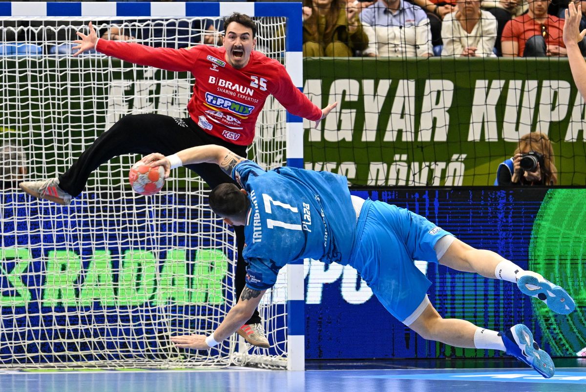 A gyöngyösiek szlovén kapusa, Alen Skledar a Magyar Kupa Final Four mindkét napján remekül teljesített