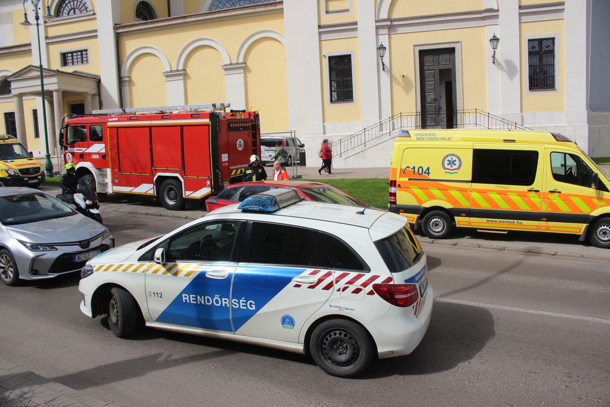 Baleset történt Egerben