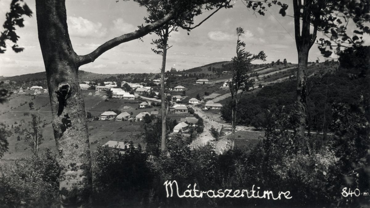 Mátraszentimre látképe 1939-ben