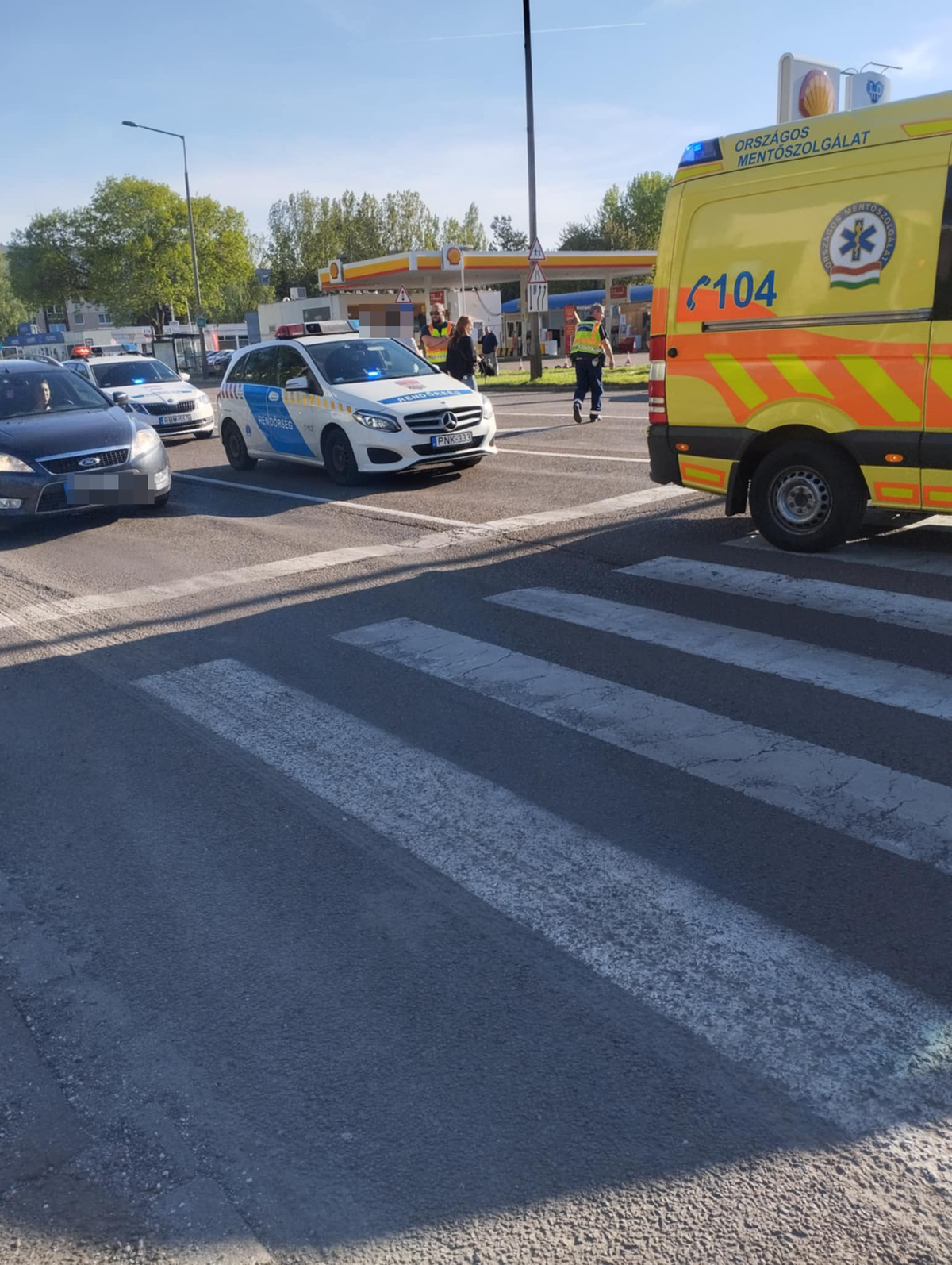 Baleset történt Egerben