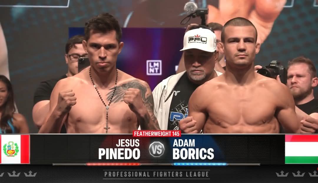 Borics Ádám a perui Jesus Pinedóval csap össze