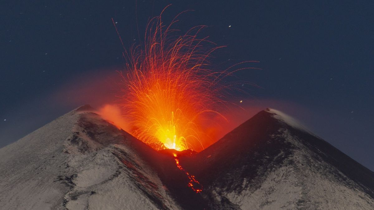 kitörés, Etna, vármegyei vulkánok