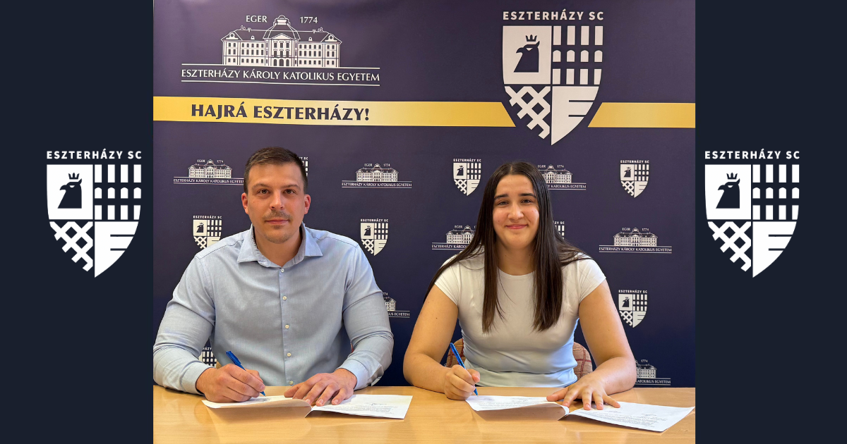 Az Eszterházy SC első nyári szerzeménye Szár Evelin