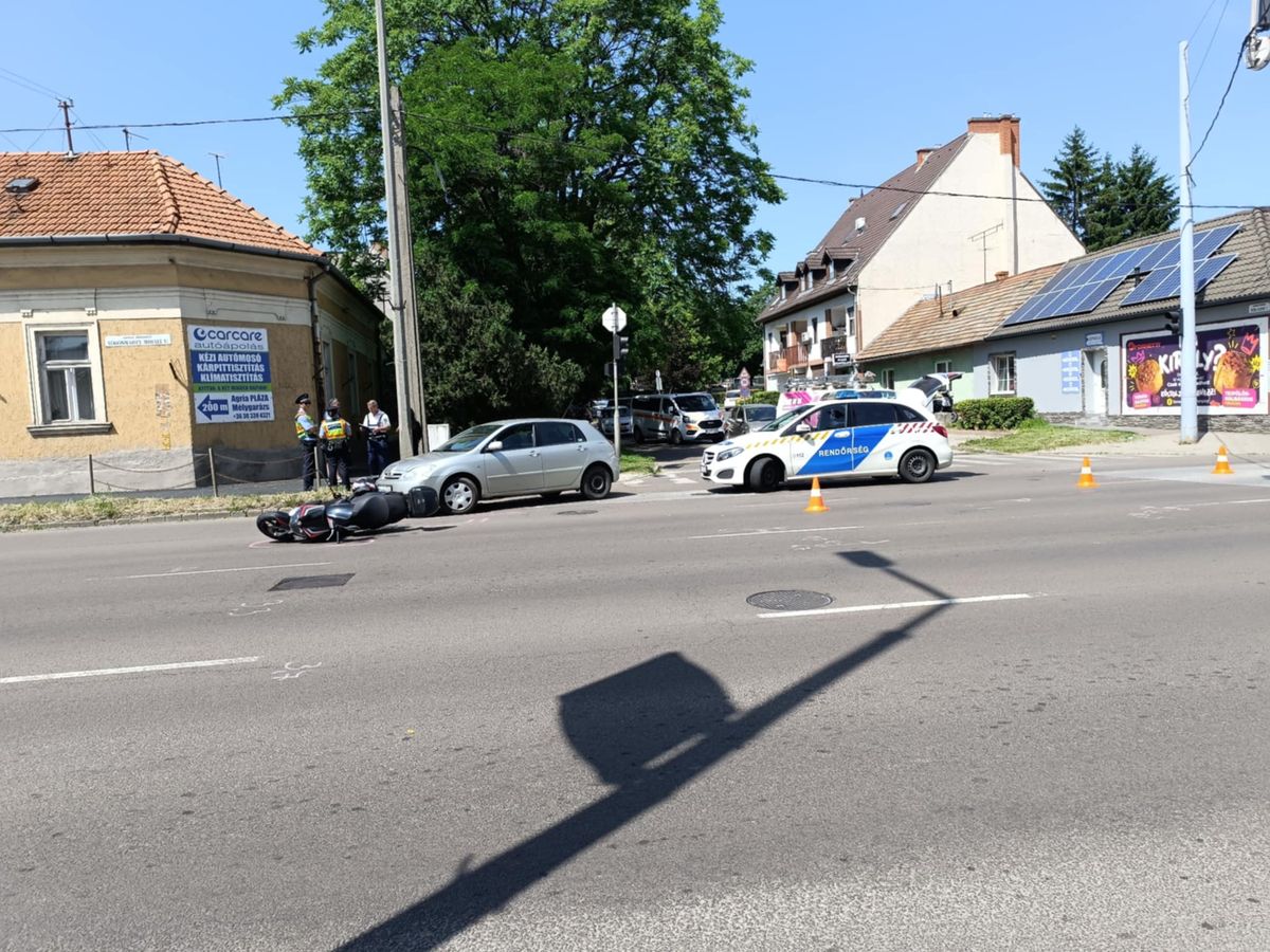 Baleset történt Egerben