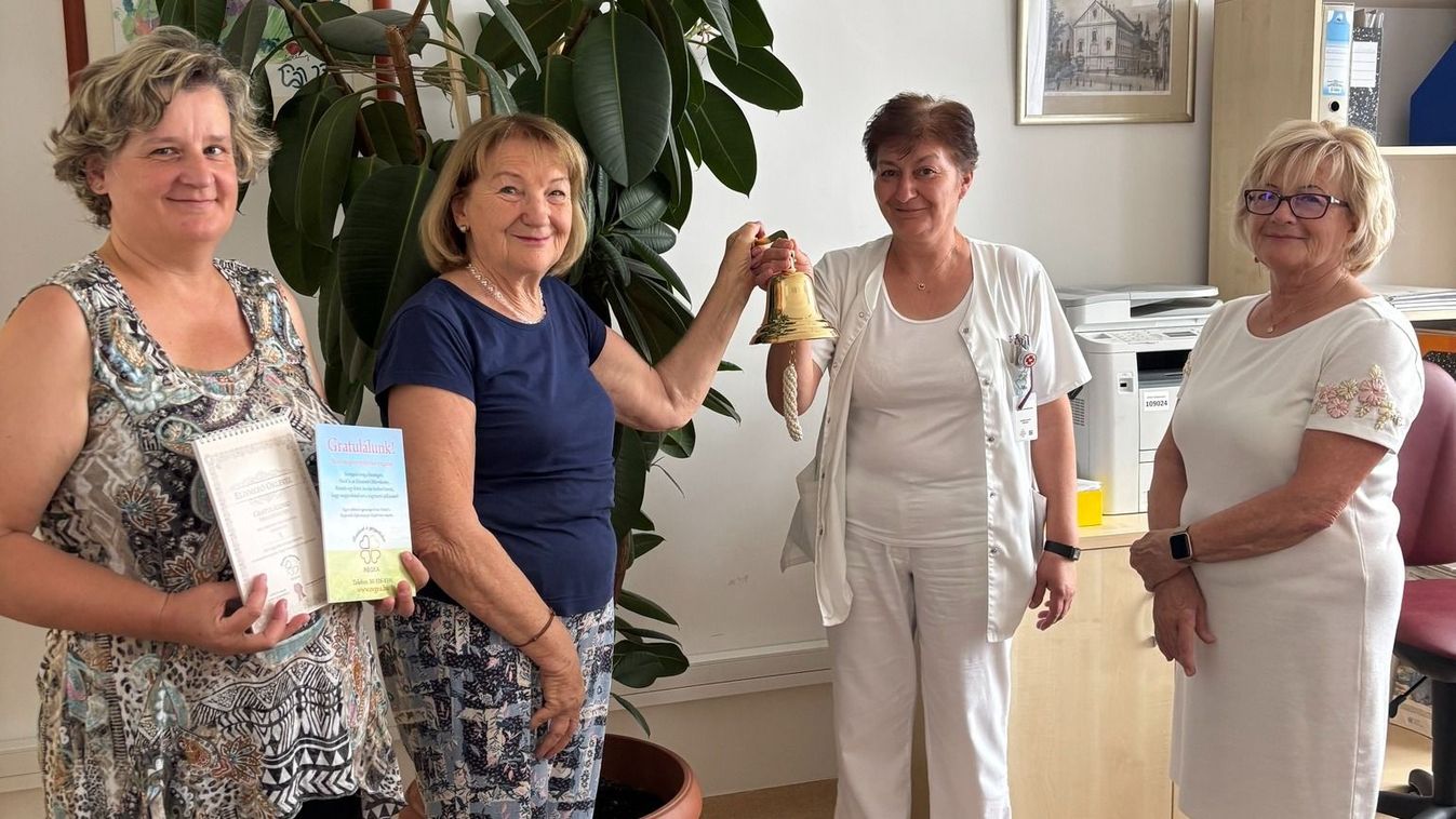 Az egri onkológiai osztály betegei újabb ajándékot kaptak