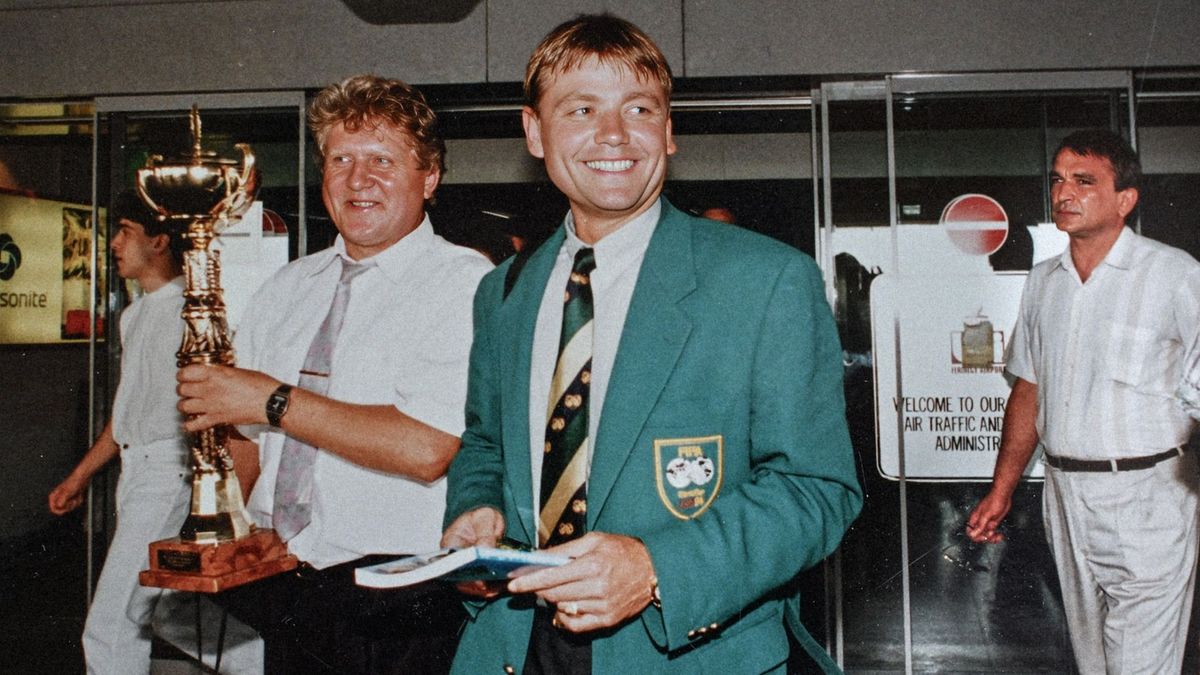 Puhl Sándor hazatérése az 1994-es vb-ről