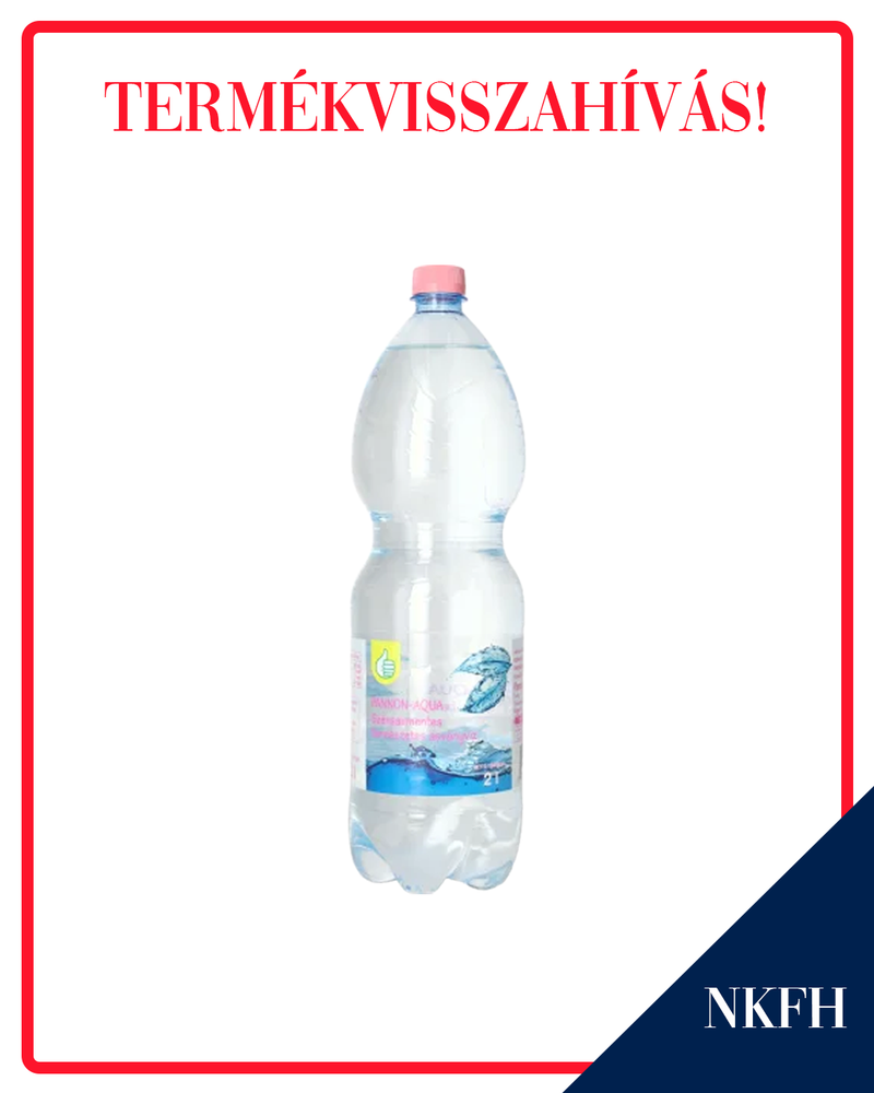 Az Auchan Tipp Pannon-Aqua ásványvízben betegséget okozó mikroorganizmusokat találtak.