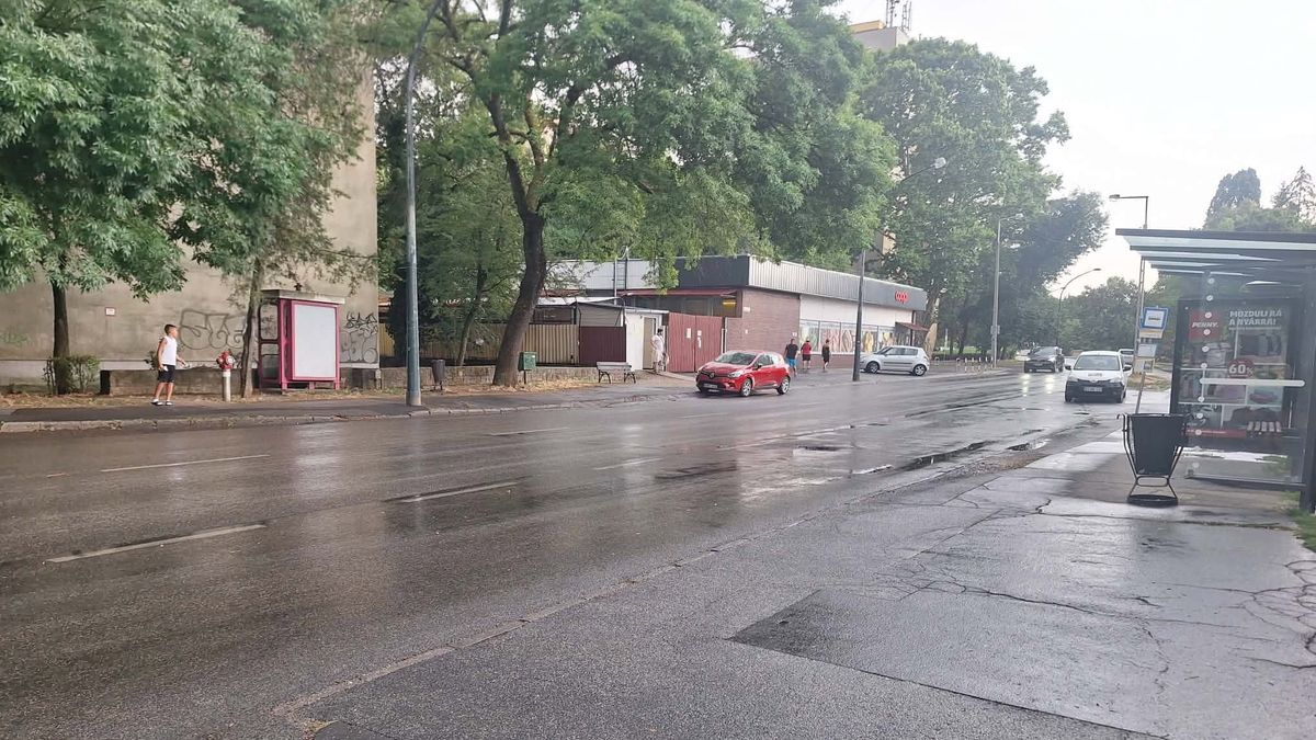 Végre megérkezett az eső Egerbe a nagy hőség után – zivatarlánc alakult ki a térségben
