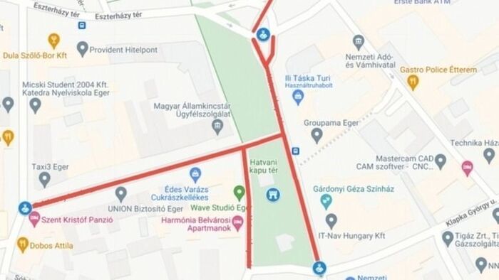 Jelentős lezárásokra kell számítani Egerben – ezeket az utcákat jobb, ha elkerülöd!