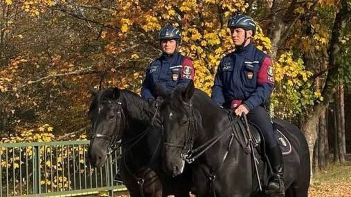 Lovas rendőrök jelentek meg Parád erdeiben