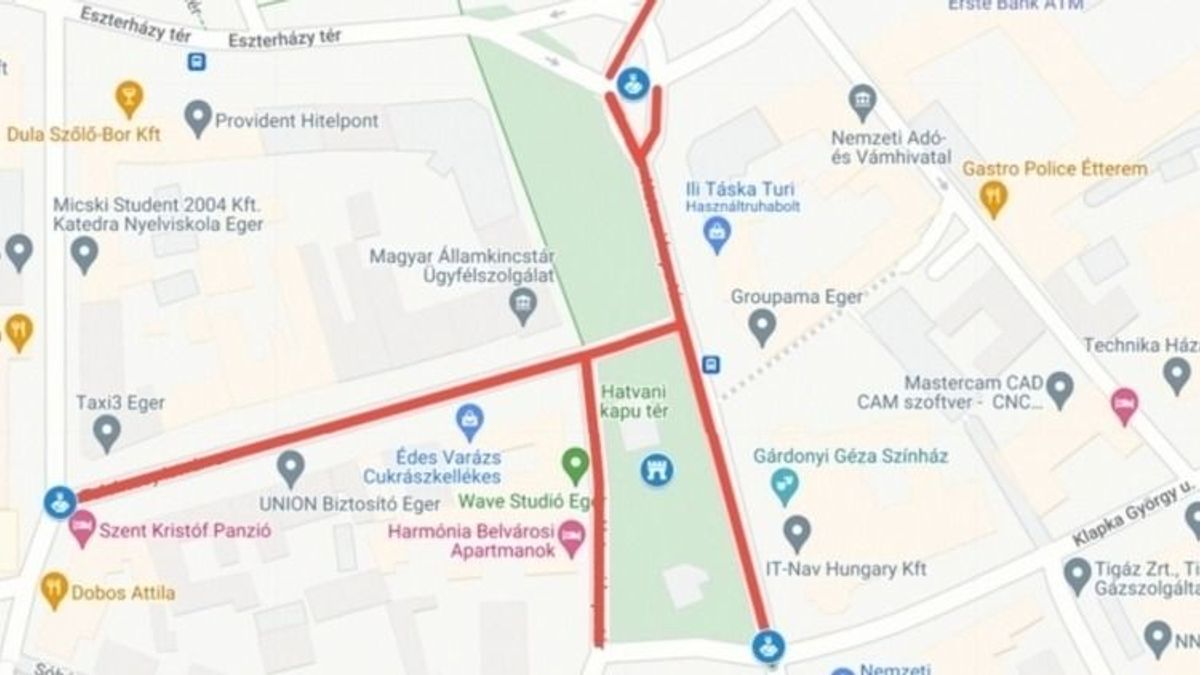 Jelentős lezárásokra kell számítani Egerben – ezeket az utcákat jobb, ha elkerülöd!
